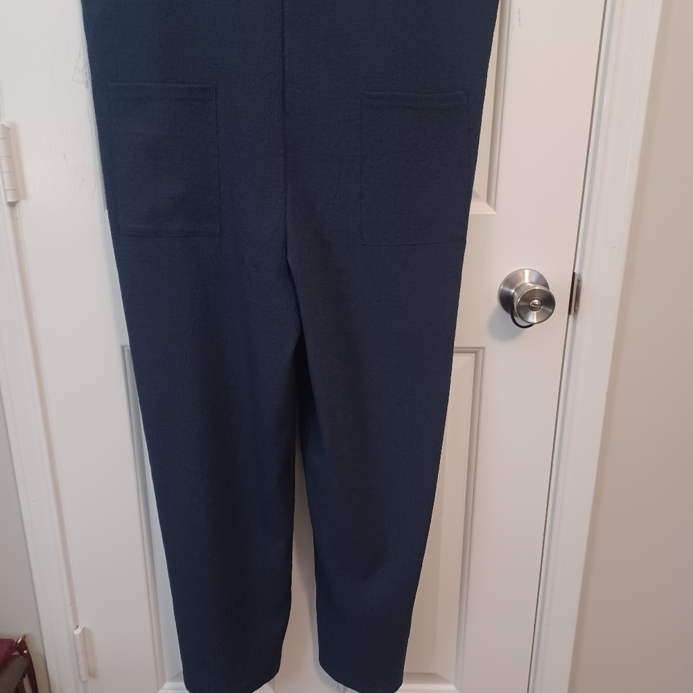 Amazon Linen Look Wide Leg jumpsuit romper Sz XXL - Picture 3 of 6
